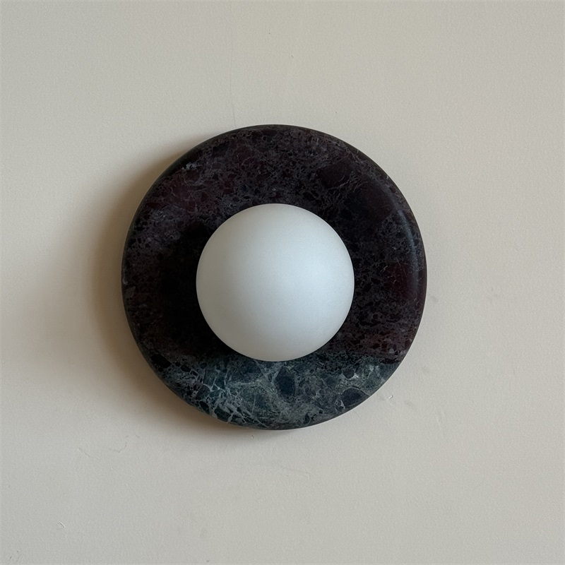 Solene Deep Purple Marble Wall Sconce