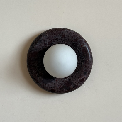 Solene Deep Purple Marble Wall Sconce