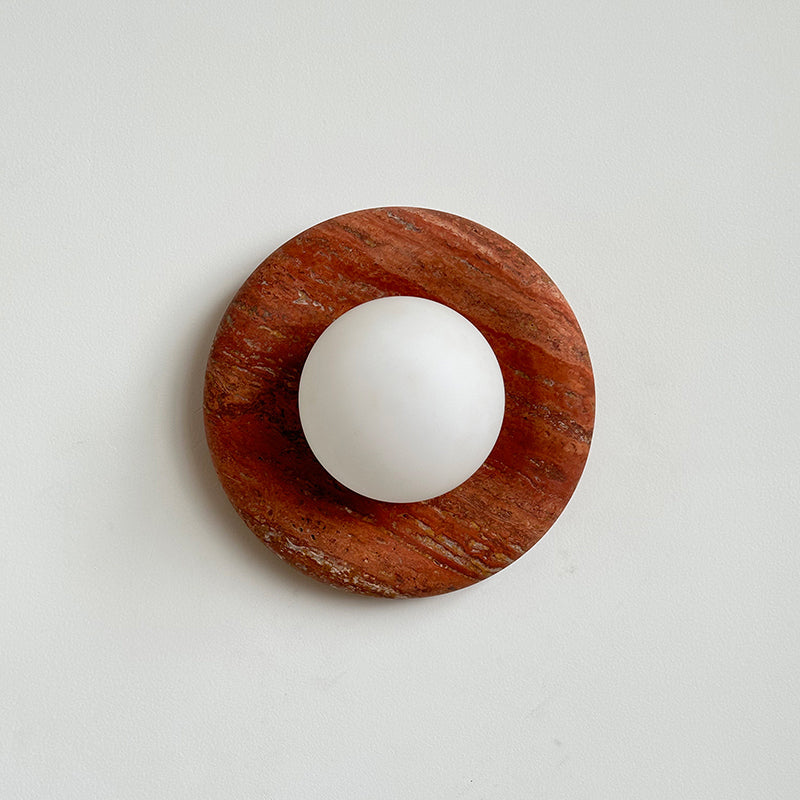 Solene Travertine Wall Sconce