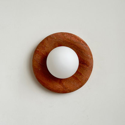 Solene Travertine Wall Sconce