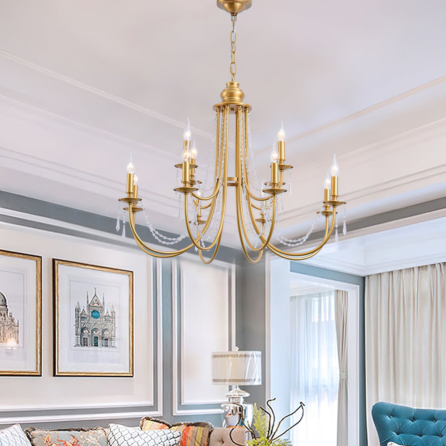 Noren Crystal Chandelier