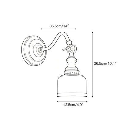 Vionan Gooseneck Wall Lamp