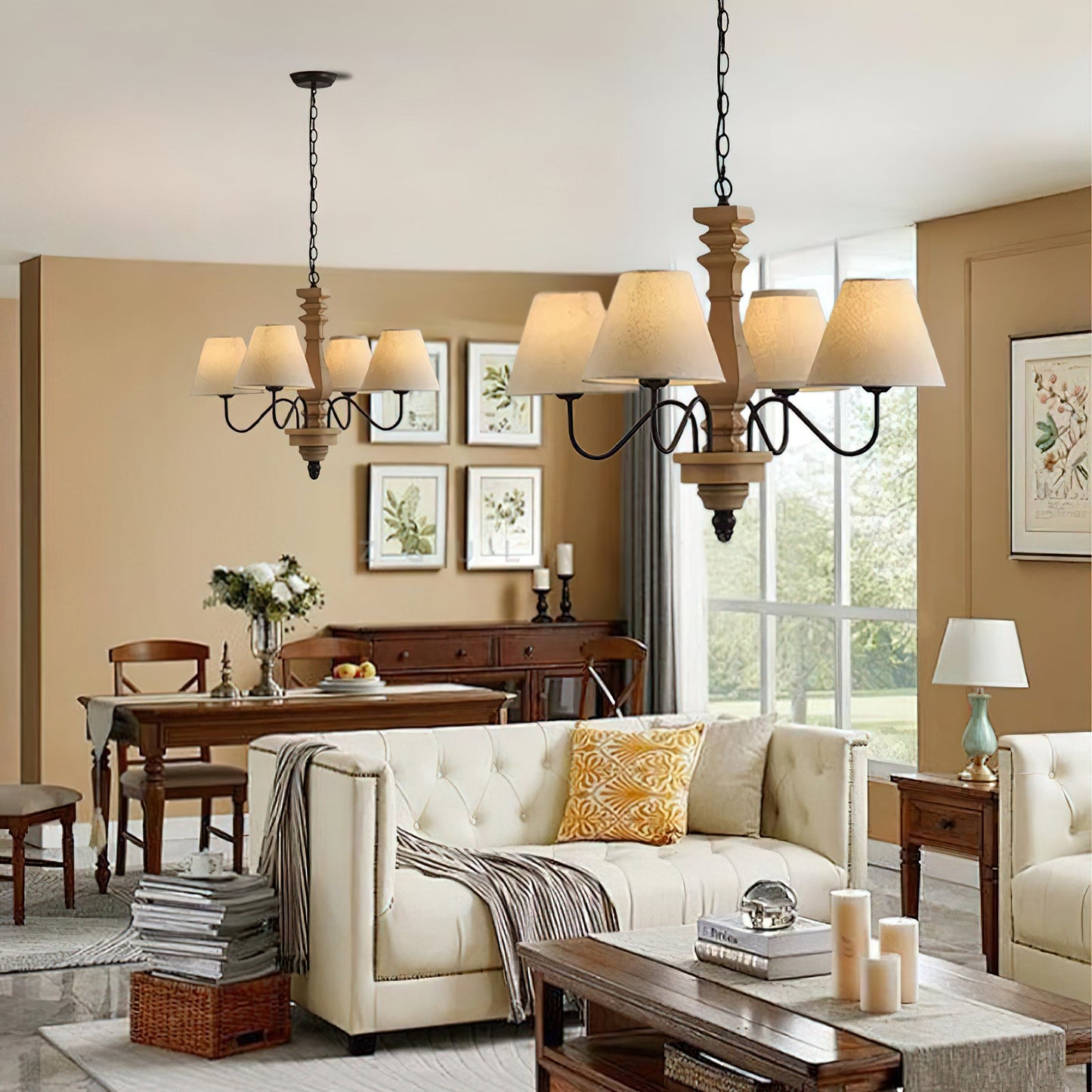 Yaro Wood Chandelier