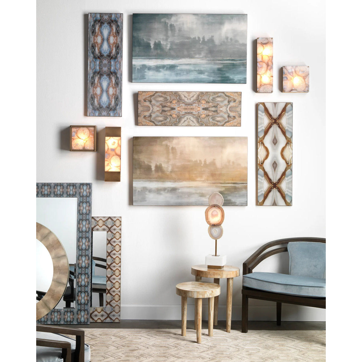 Taygeta Alabaster Wall Lamp