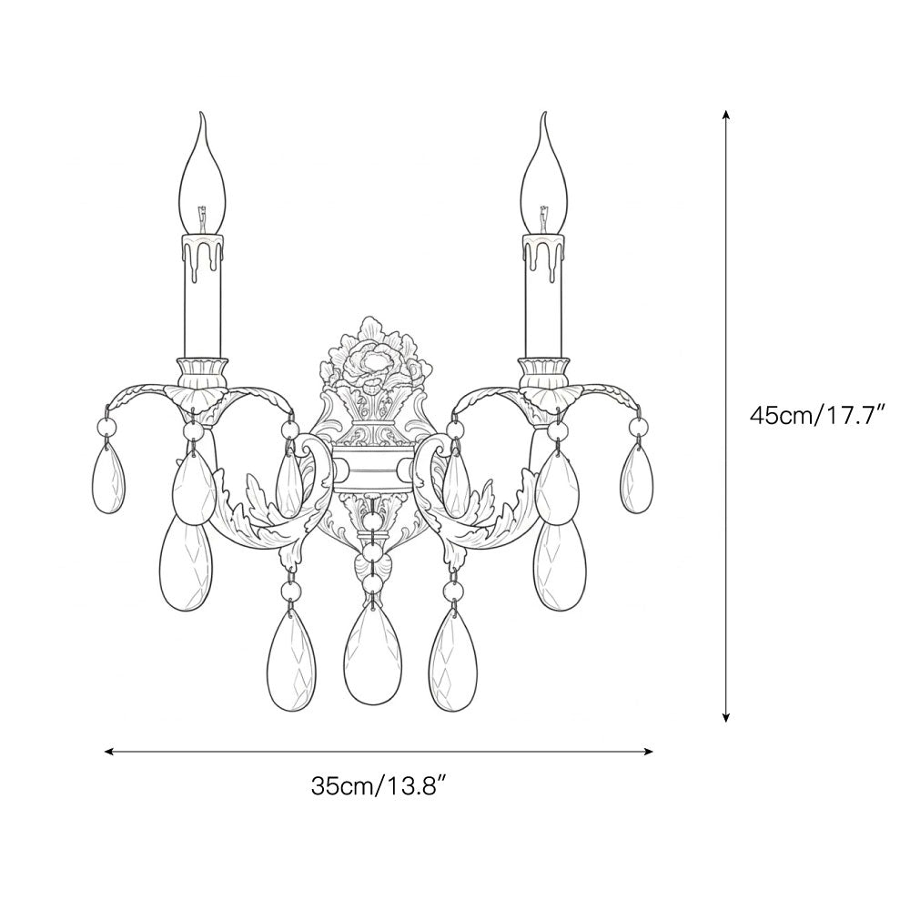 Noemie Brass Wall Lamp