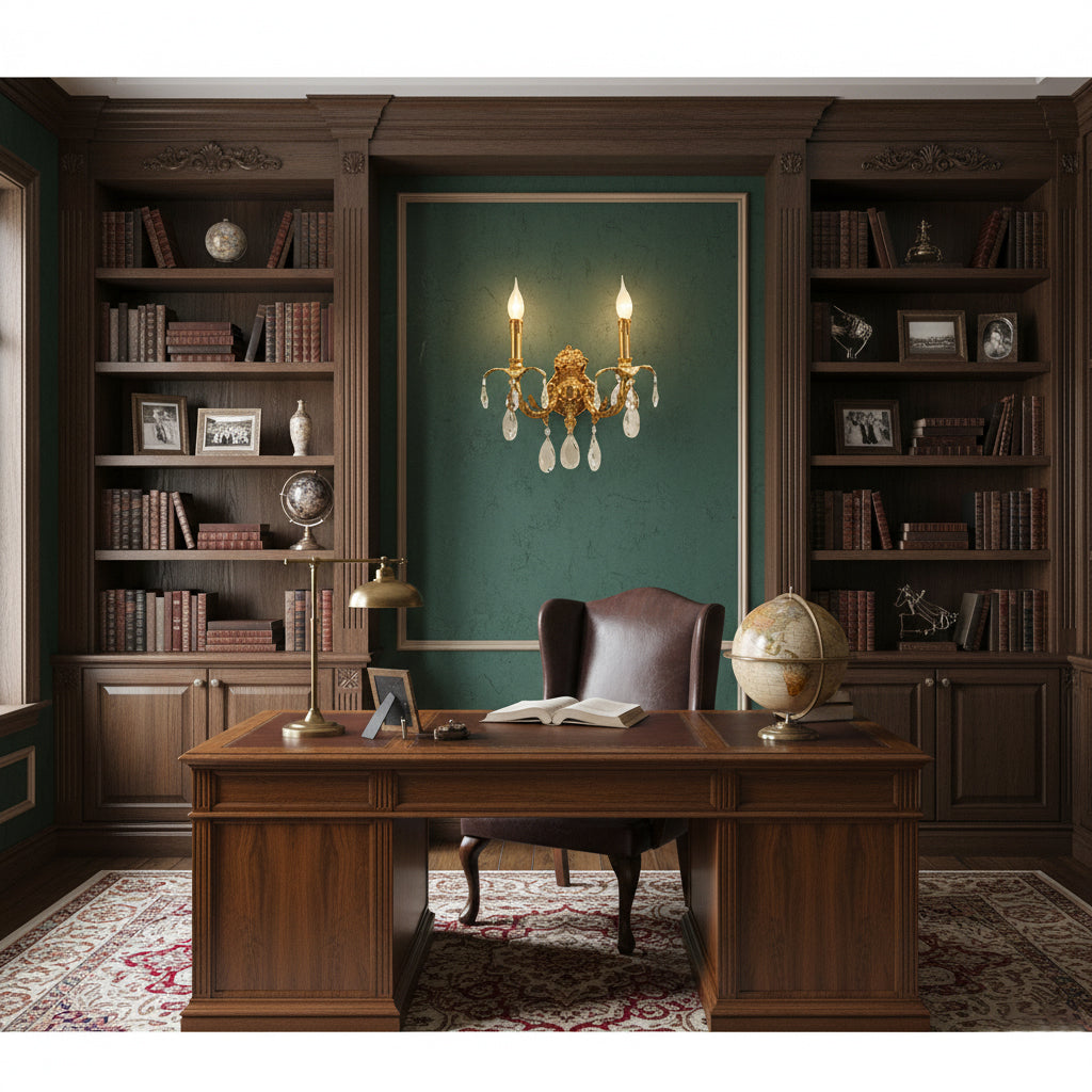 Noemie Brass Wall Lamp
