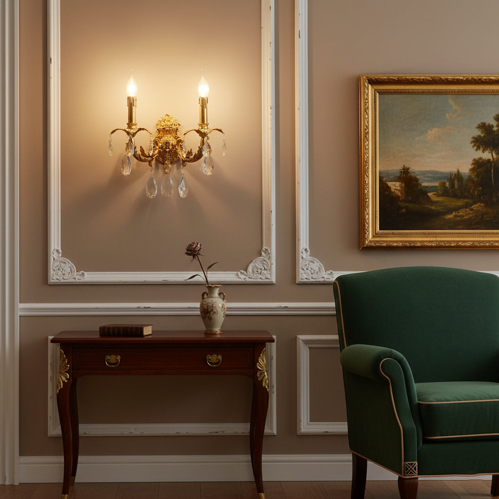 Noemie Brass Wall Lamp