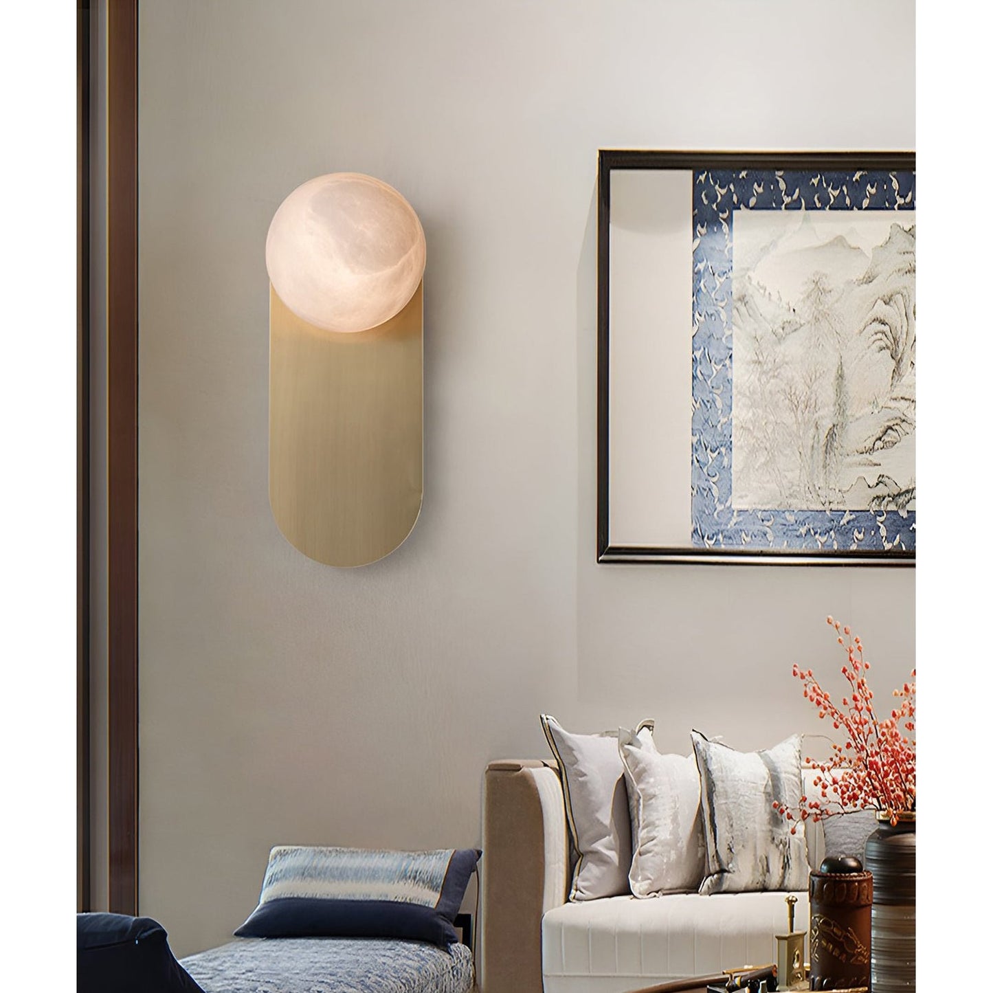 Upton Alabaster Wall Lamp