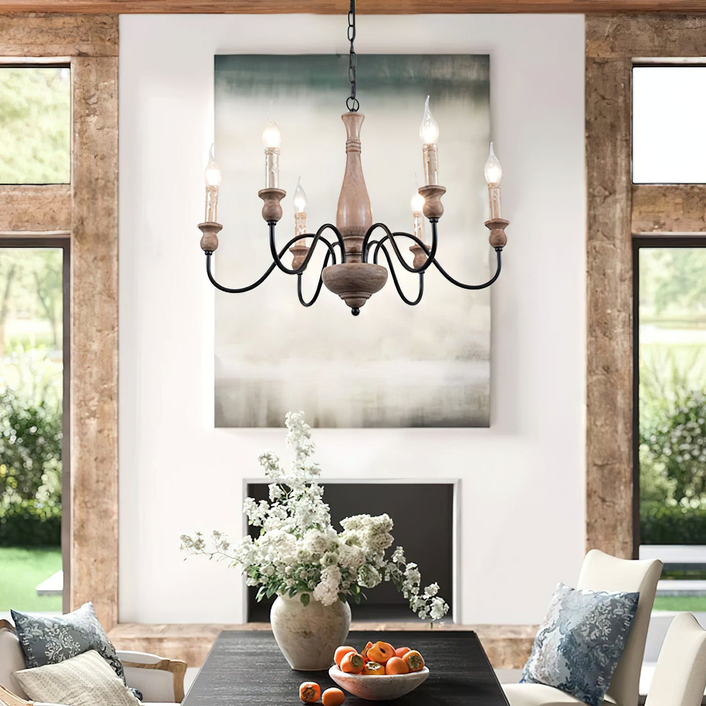 Belan Country Candle Chandelier