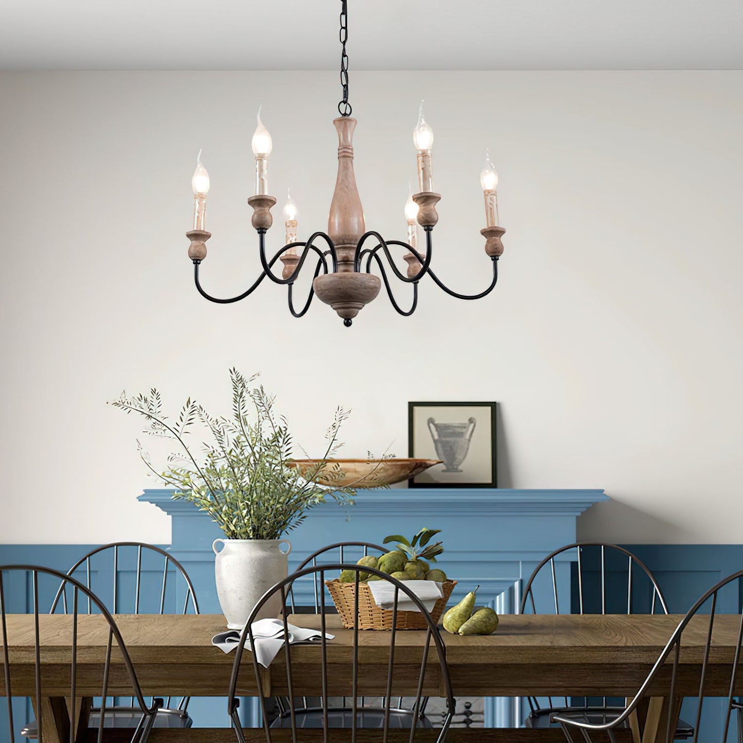 Belan Country Candle Chandelier