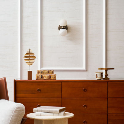 Zela Globe Alabaster Wall Lamp