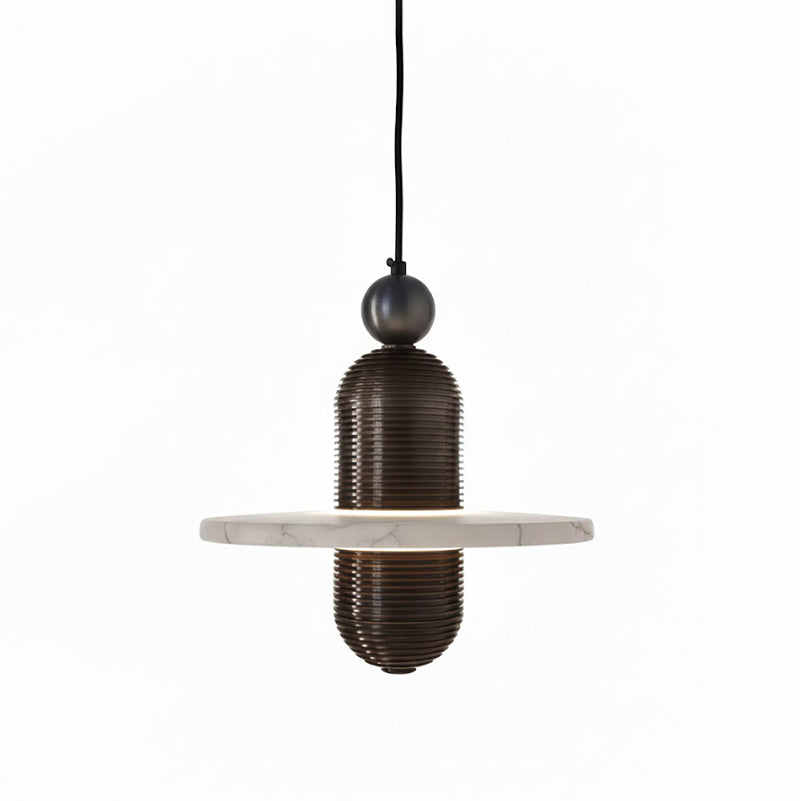 Alabaster Comet Pendant Lamp