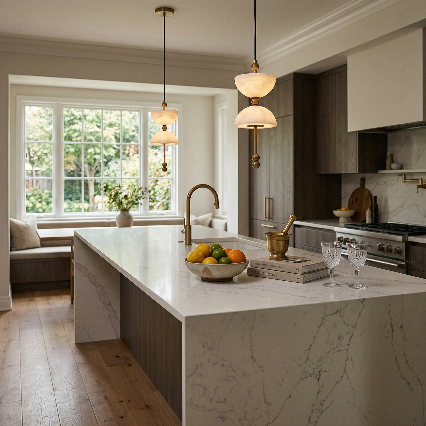 Fairholm Alabaster Pendant Lamp