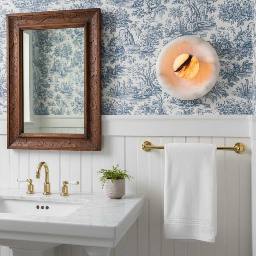 Solene Alabaster Wall Lamp