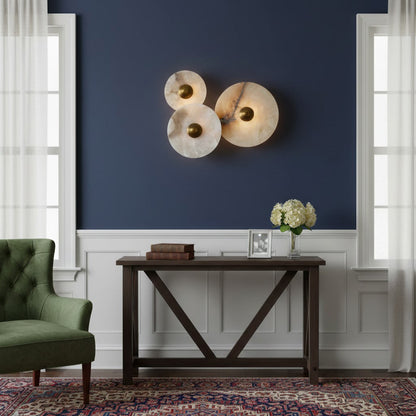 Calacatta Marble Combination Alabaster Sconce