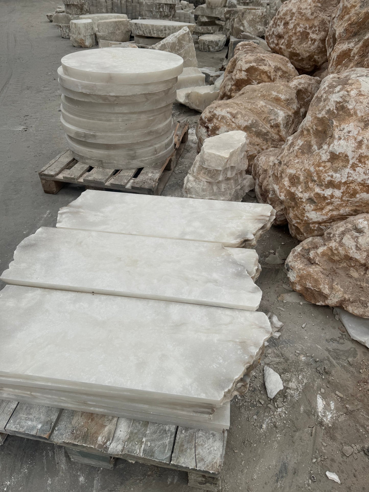 Rectangular Alabaster Wall Lamp