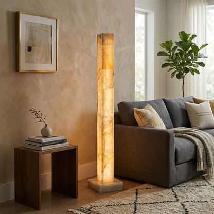 Calor Alabaster Floor Lamp