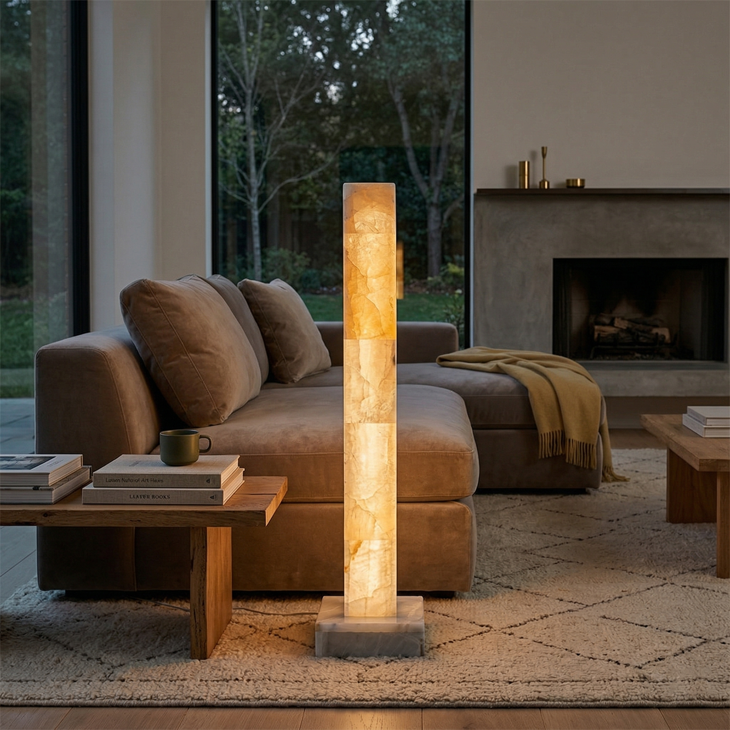 Calor Alabaster Floor Lamp