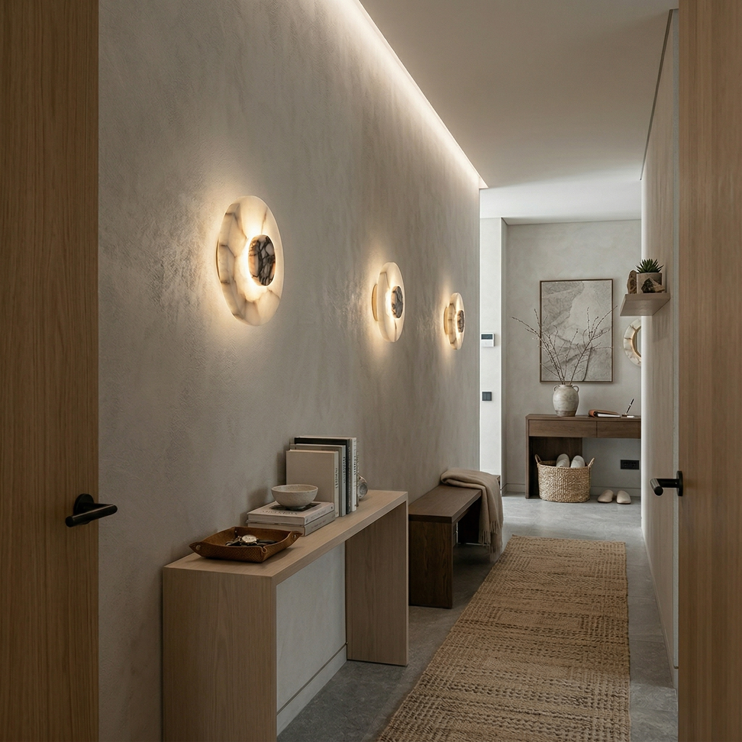 Alba Alabaster Wall Lamp