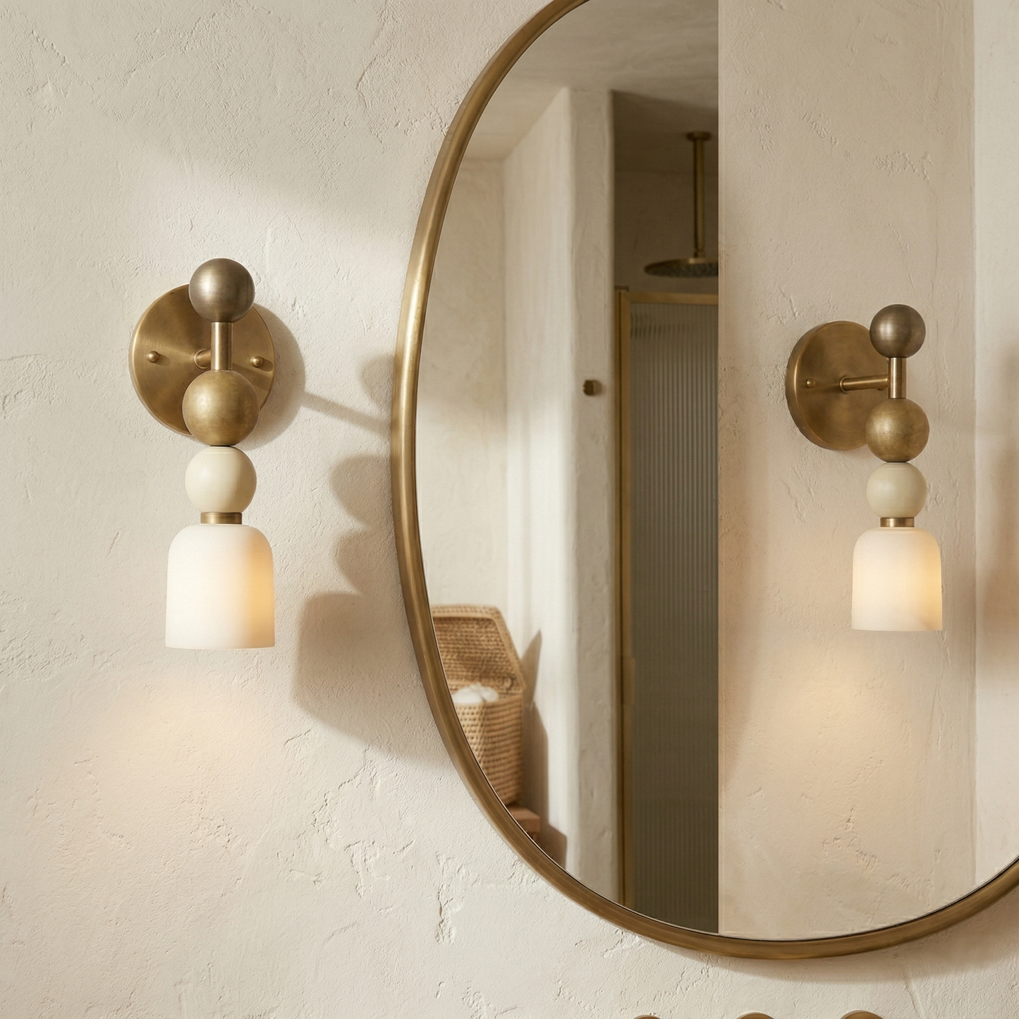 Elmis Alabaster Wall Lamp
