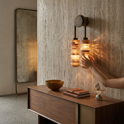 Halden Alabaster Wall Lamp
