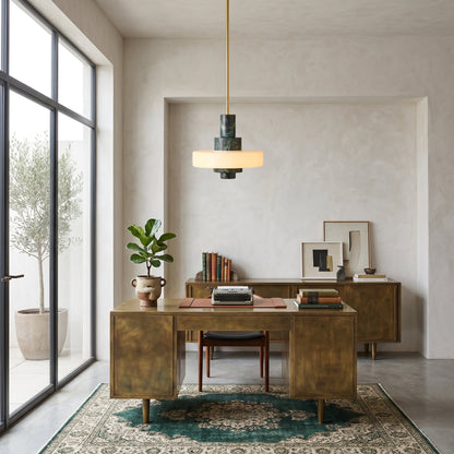 Fenika Green Marble Pendant Lamp