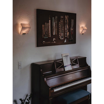 Alabaster Staircase Wall Lamp