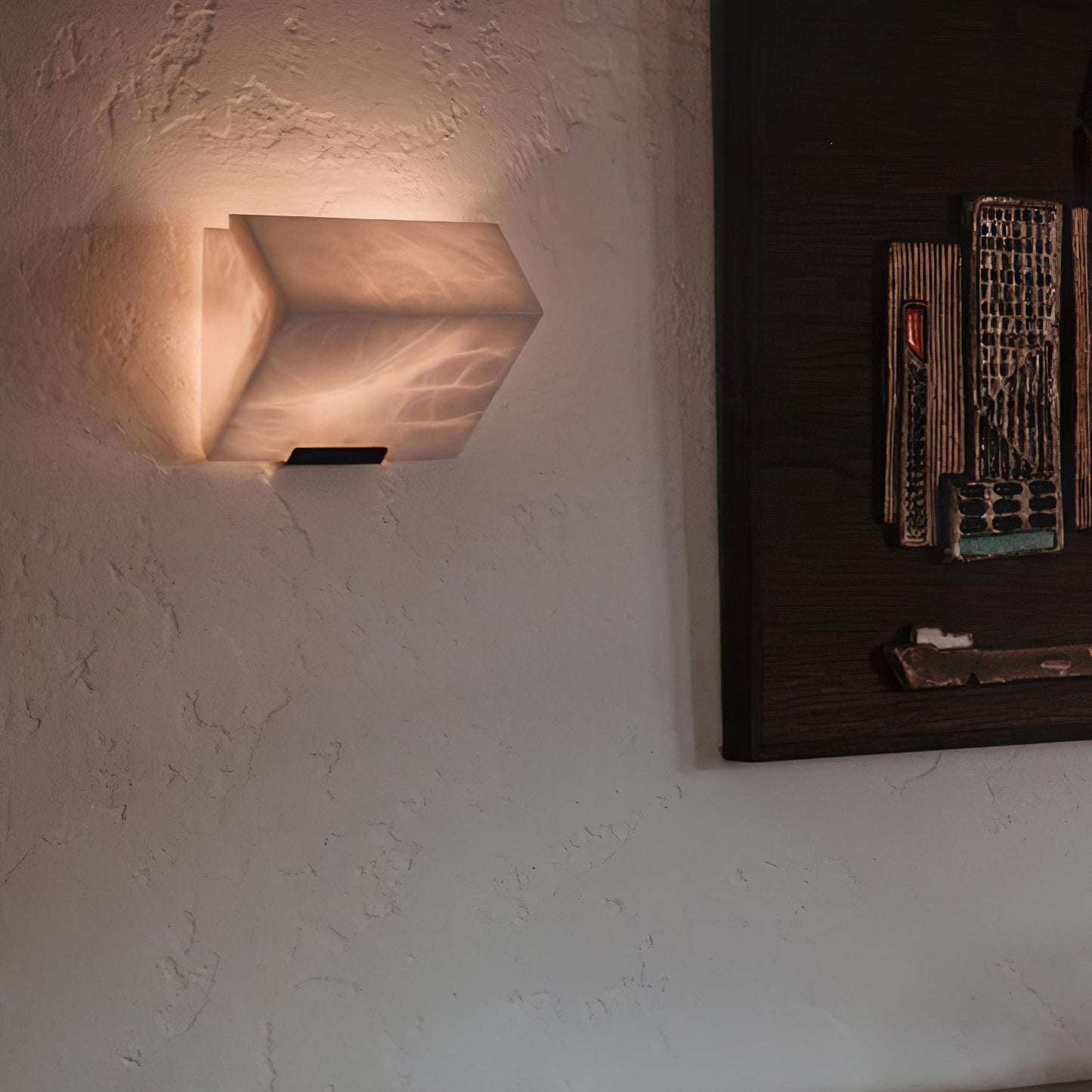 Alabaster Staircase Wall Lamp