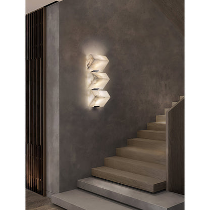 Alabaster Staircase Wall Lamp
