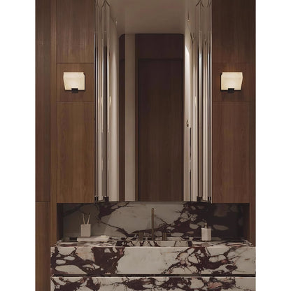 Alabaster Staircase Wall Lamp