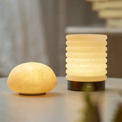 Alabaster Petite Portable Lamp (Built-in Battery)
