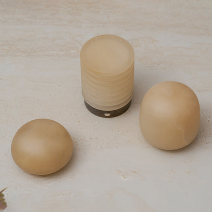 Alabaster Petite Portable Lamp (Built-in Battery)