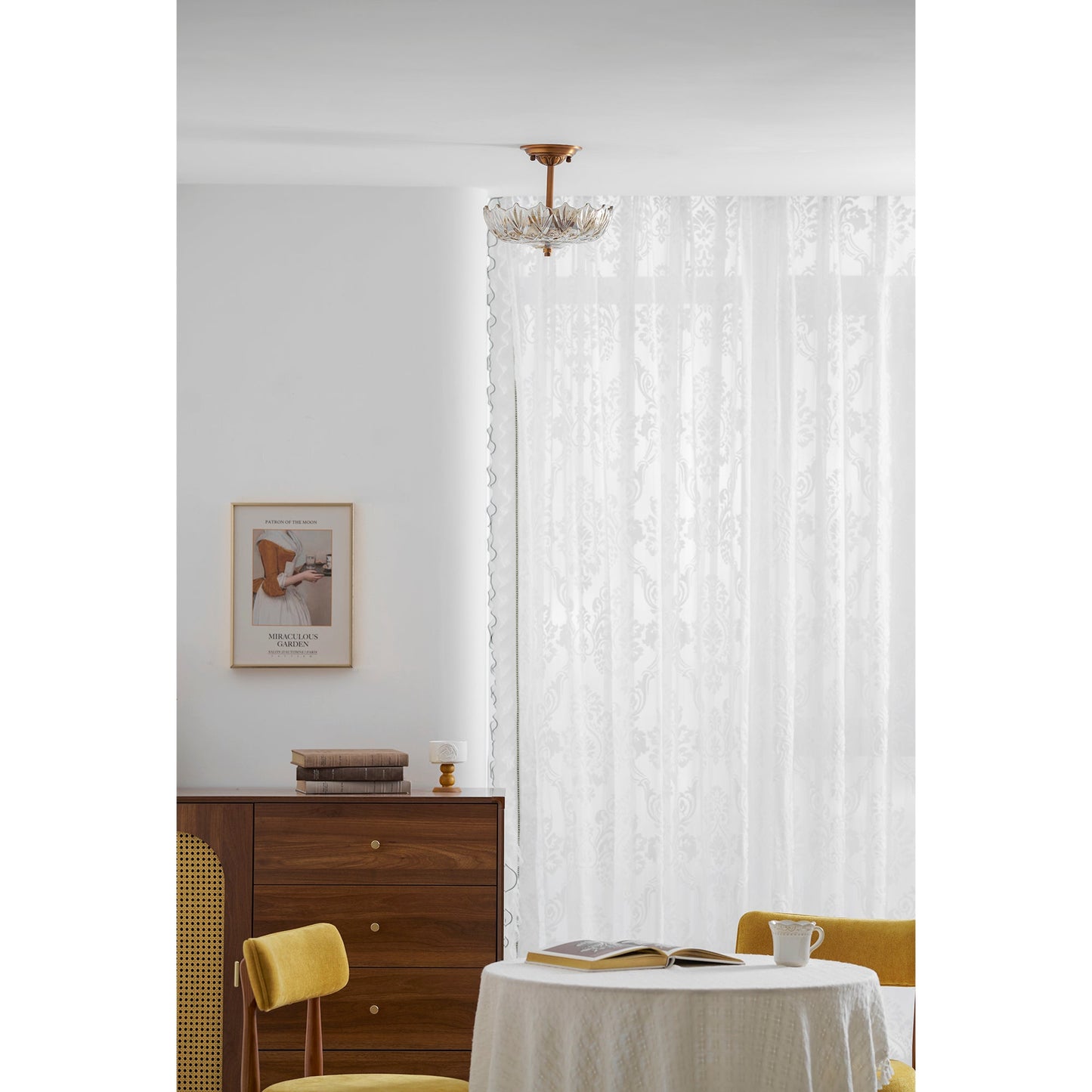 Tourmaline Glass Ceiling Lamp