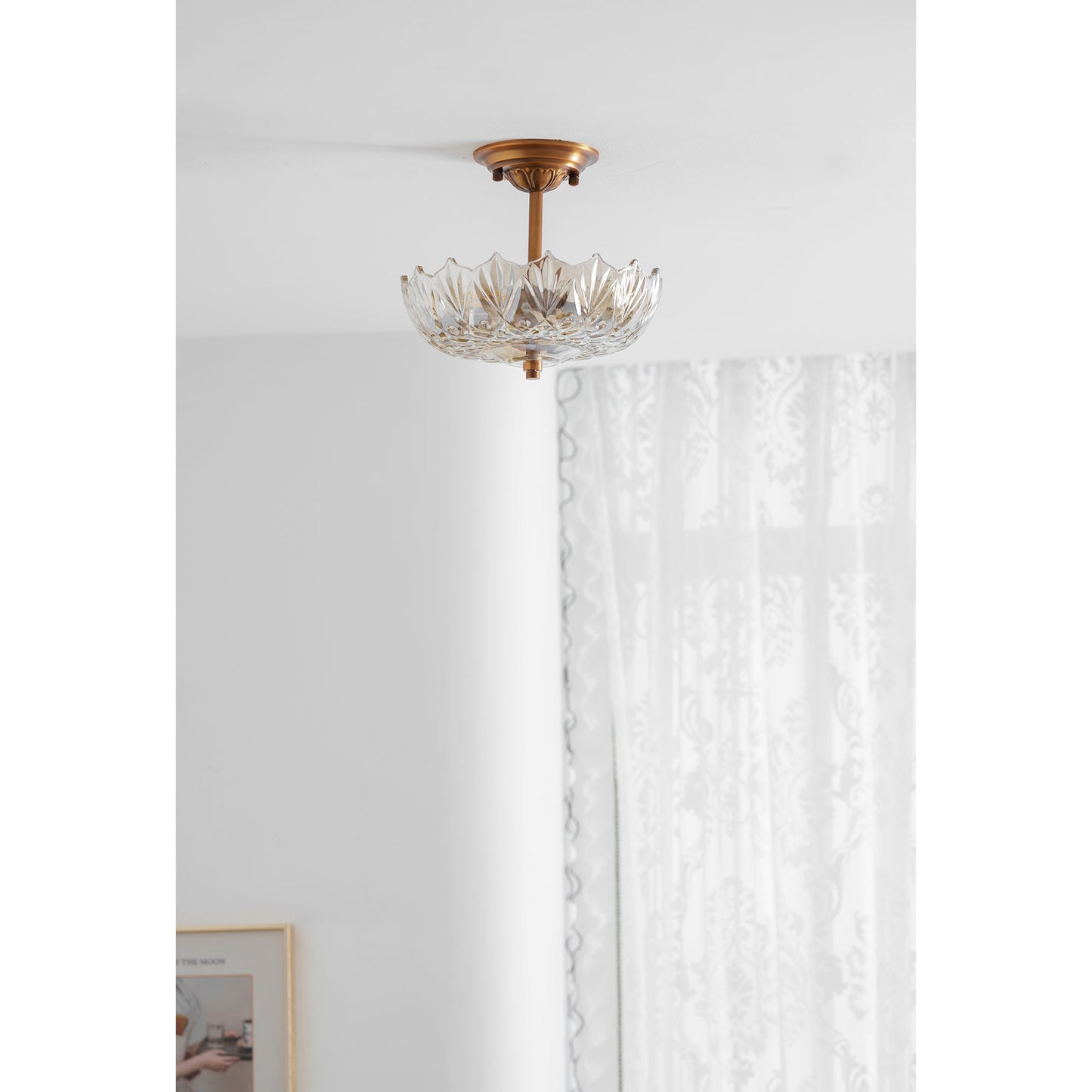 Tourmaline Glass Ceiling Lamp