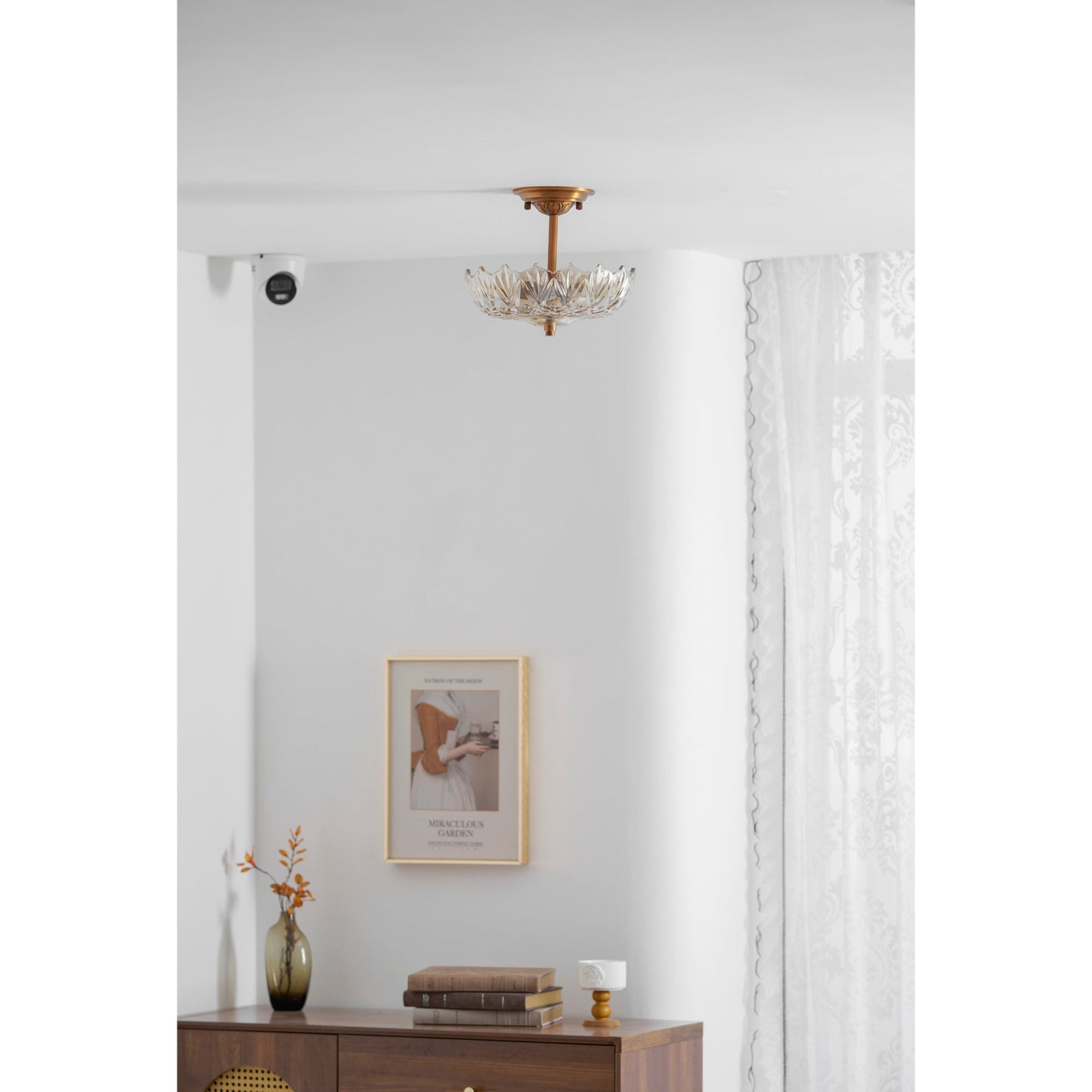 Tourmaline Glass Ceiling Lamp