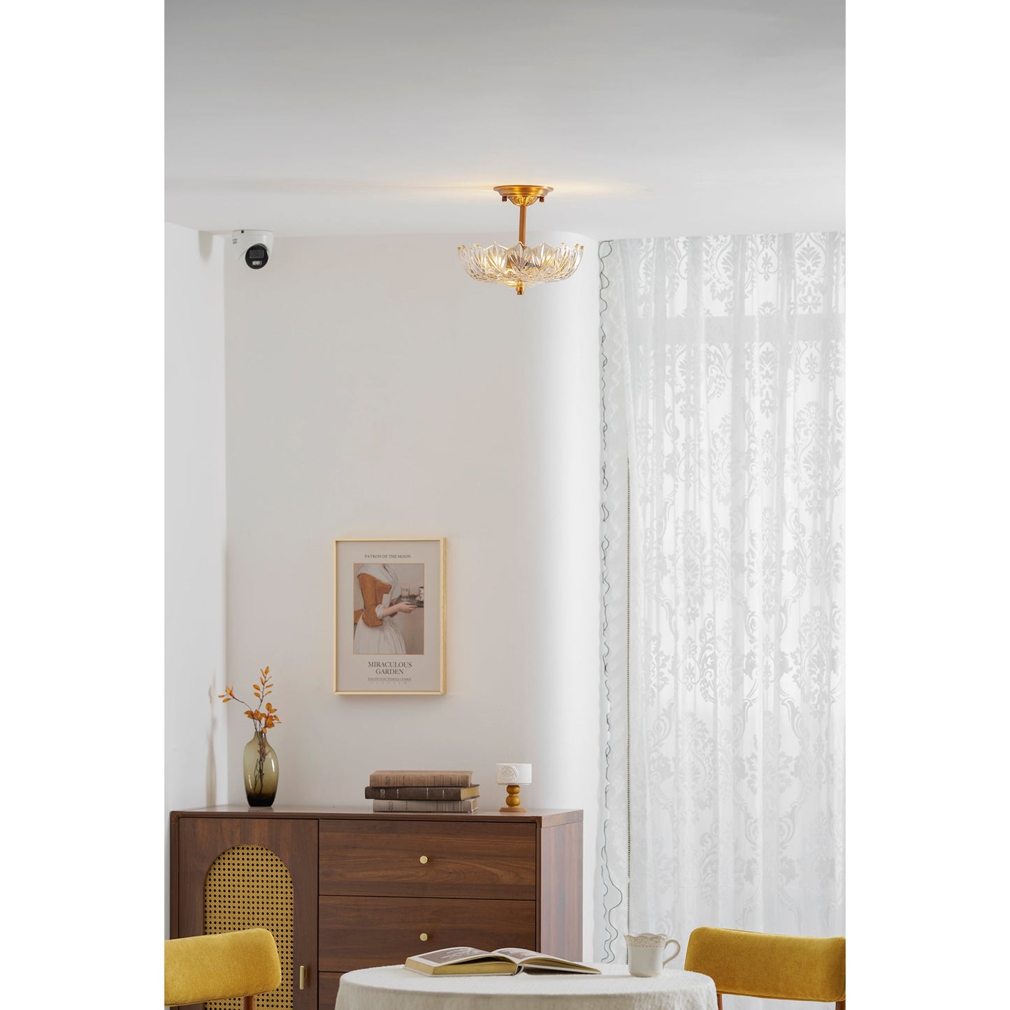 Tourmaline Glass Ceiling Lamp