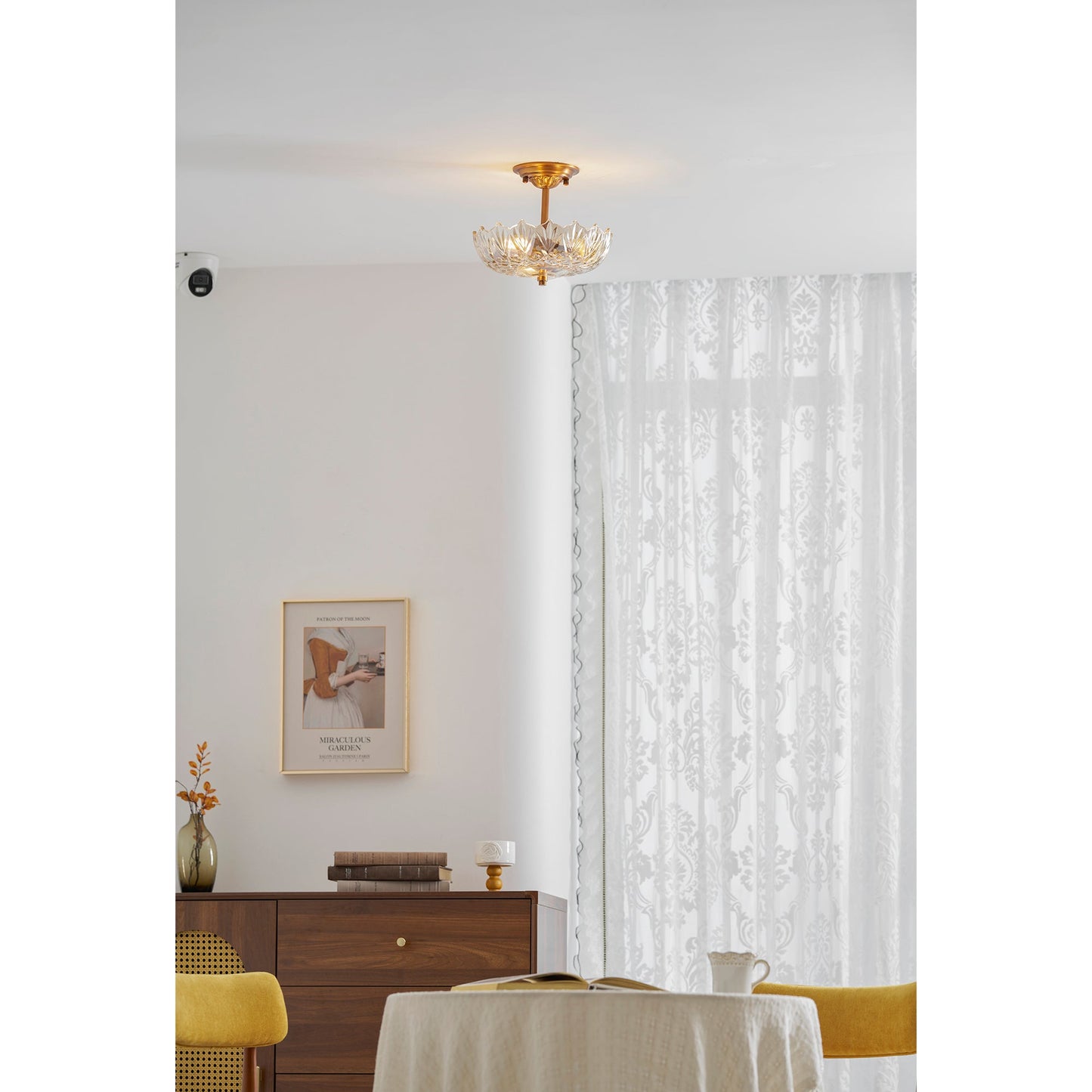 Tourmaline Glass Ceiling Lamp