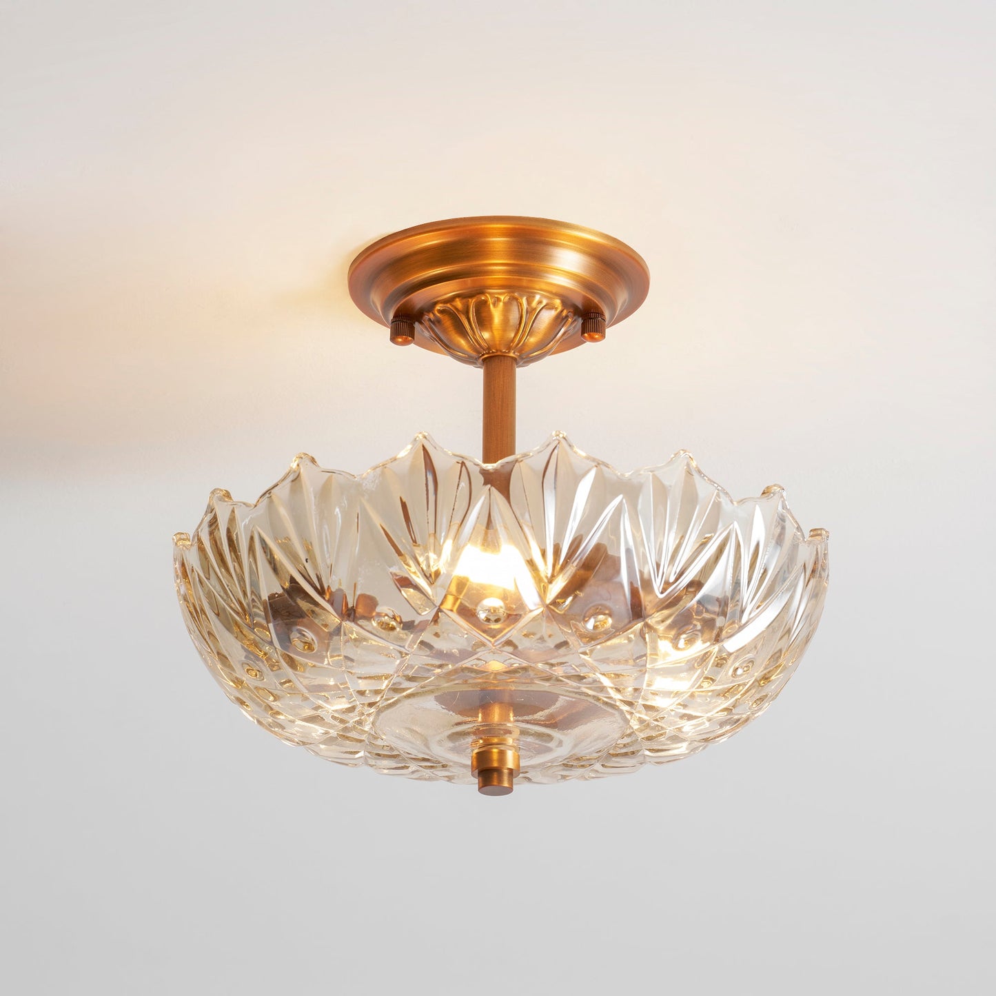 Tourmaline Glass Ceiling Lamp