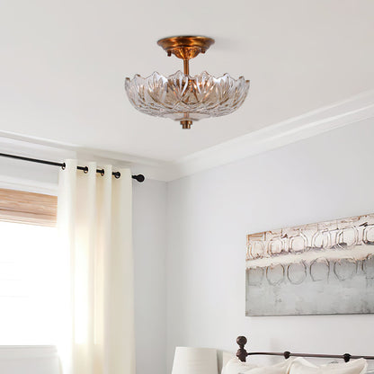 Tourmaline Glass Ceiling Lamp