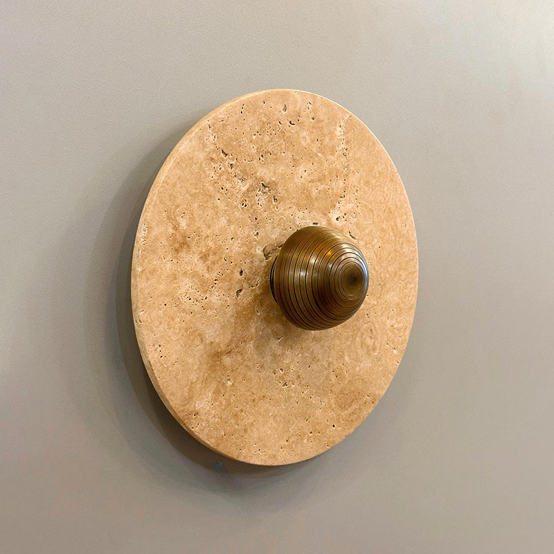 Bayeux Travertine Wall Lamp