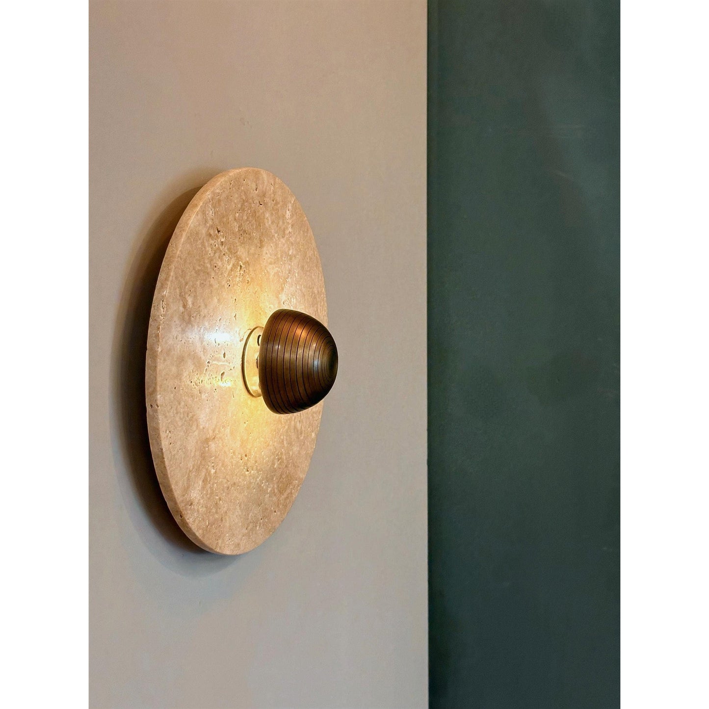 Bayeux Travertine Wall Lamp