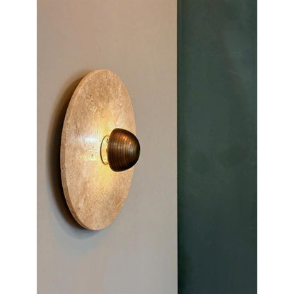 Bayeux Travertine Wall Lamp