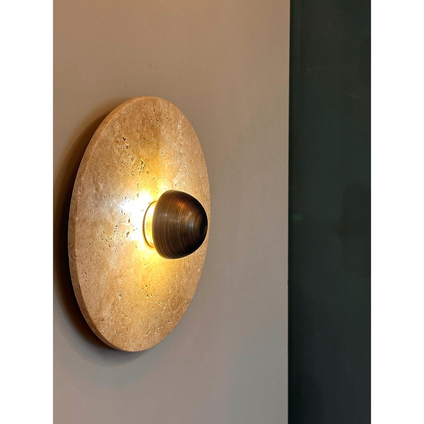 Bayeux Travertine Wall Lamp