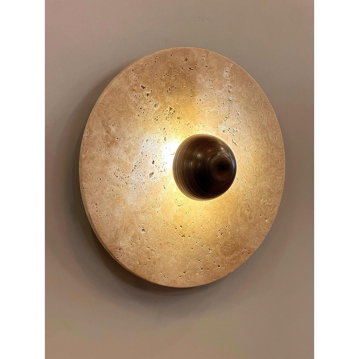 Bayeux Travertine Wall Lamp