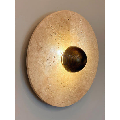 Bayeux Travertine Wall Lamp