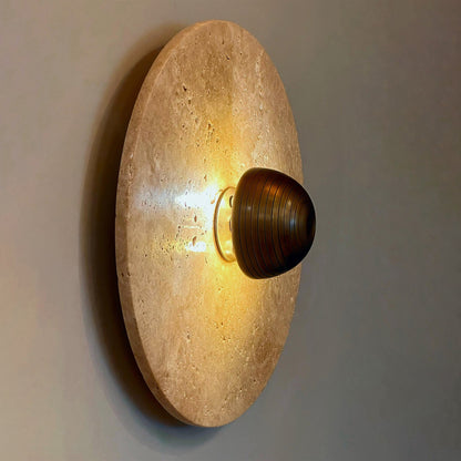 Bayeux Travertine Wall Lamp