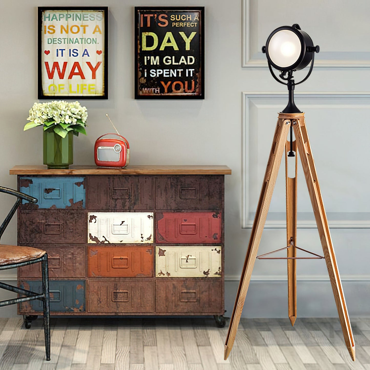 Corvale Tripod Floor Lamp