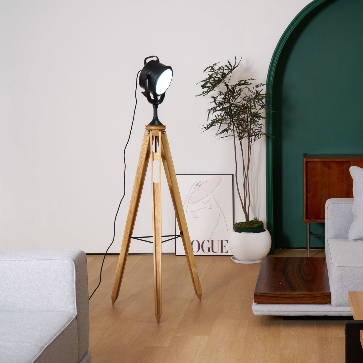 Corvale Tripod Floor Lamp