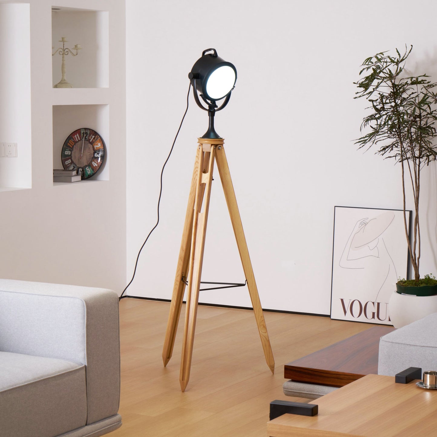 Corvale Tripod Floor Lamp