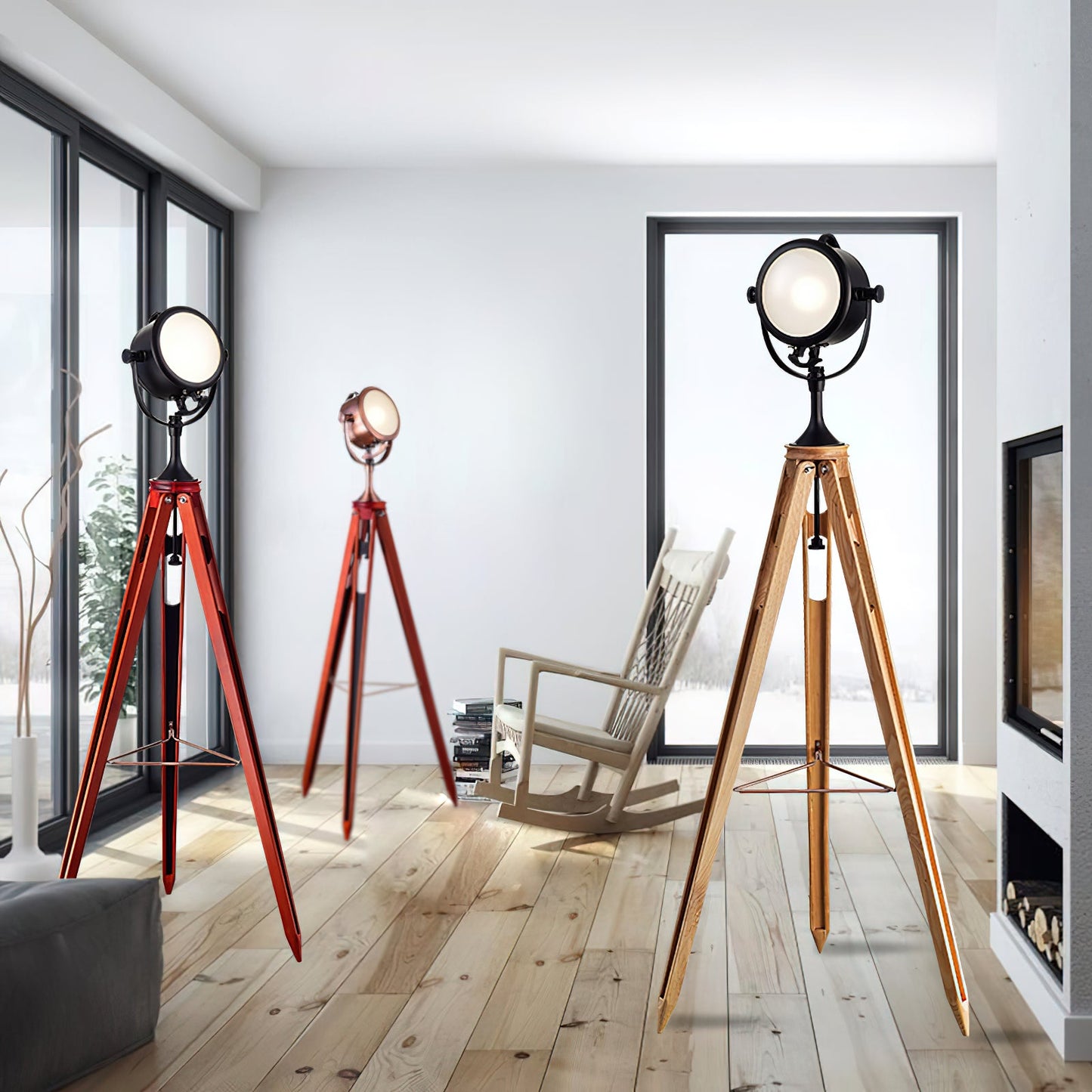Corvale Tripod Floor Lamp